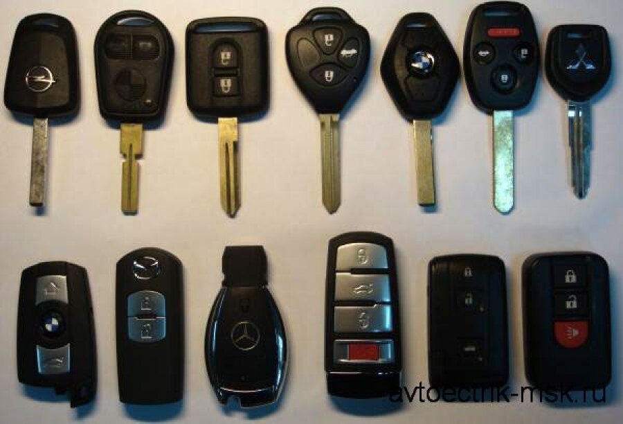 Прописка ключей в автомобиле